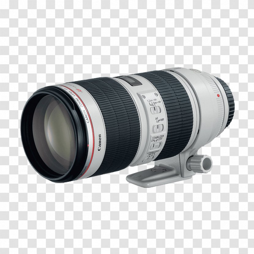 Canon EF Lens Mount 70–200mm 70-200mm F/2.8L IS II USM Telephoto Zoom - Efs 60mm F28 Macro Usm - Camera Transparent PNG