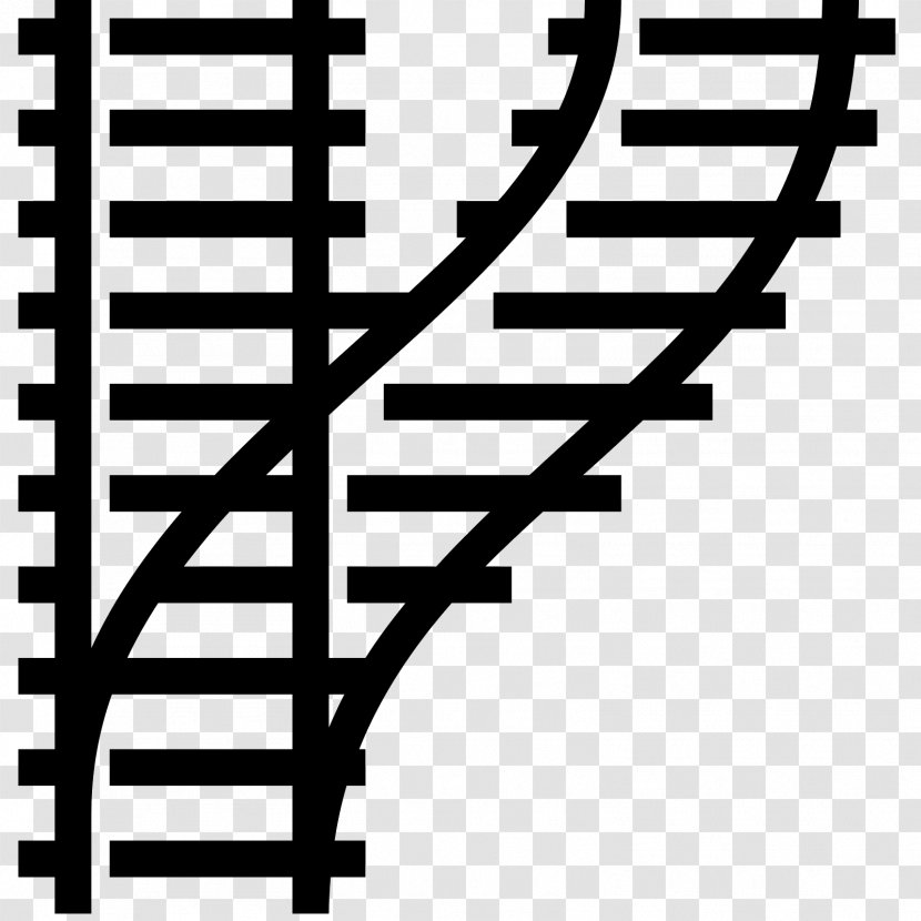 Rail Transport Train Track Profile - Heart Transparent PNG