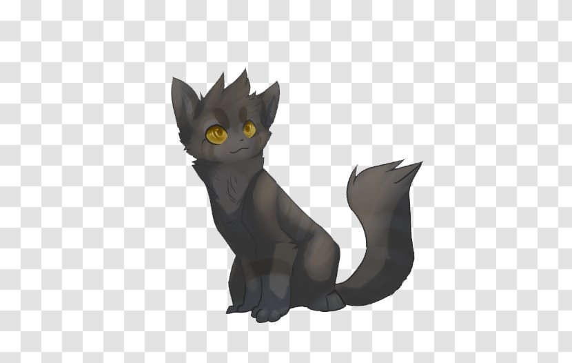 Korat Black Cat Kitten Whiskers Dog - Fictional Character Transparent PNG