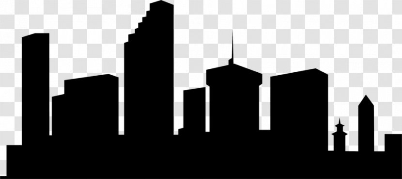 New York City Skyline Clip Art - Monochrome - Landscape Cliparts Transparent PNG