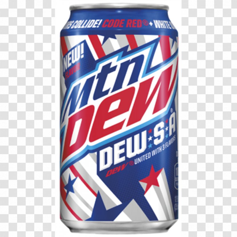 Fizzy Drinks Diet Mountain Dew Carbonated Water Flavor - Soft Drink Transparent PNG