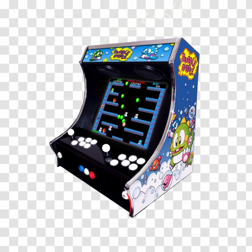 Arcade Game Bubble Bobble Puzzle Double Dragon Cabinet - Video - Classic Transparent PNG