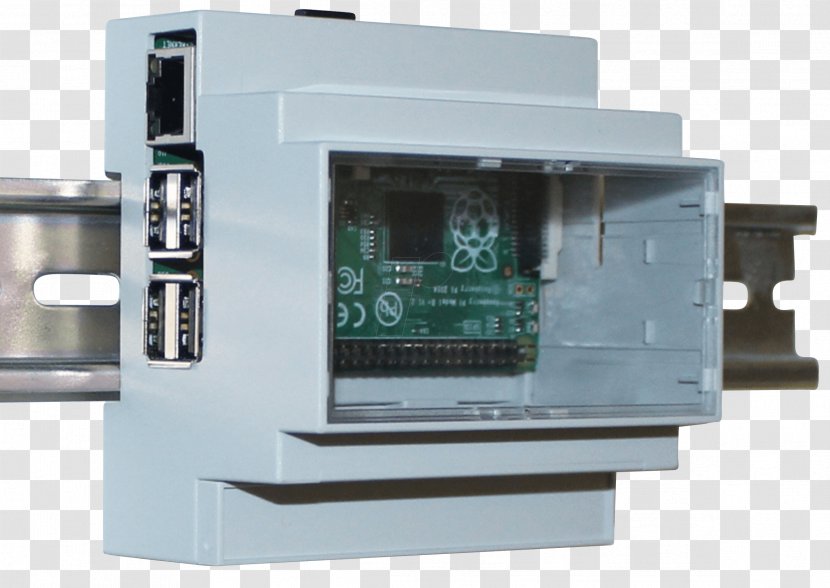 DIN Rail Computer Cases & Housings Raspberry Pi Electrical Enclosure Electronics - Machine - Yarncliffe Apartments Ab Transparent PNG