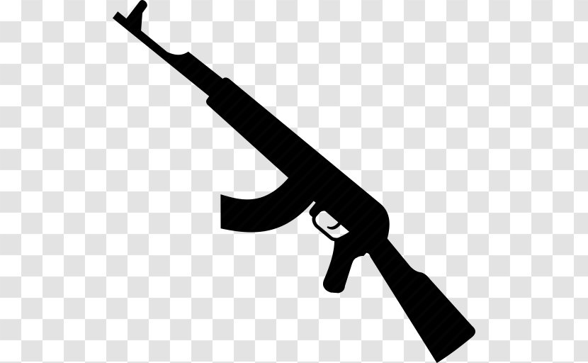 Gun Barrel Automatic Firearm Weapon AK-47 - Cartoon Transparent PNG