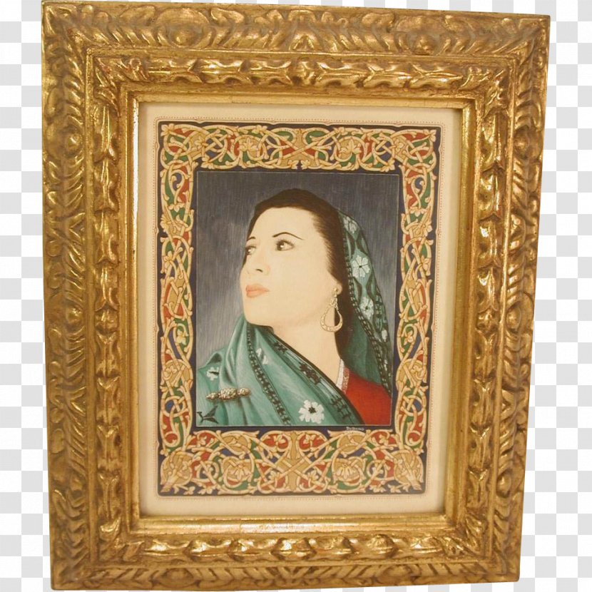 Paper Picture Frames Painting Portrait - Woman Watercolor Transparent PNG