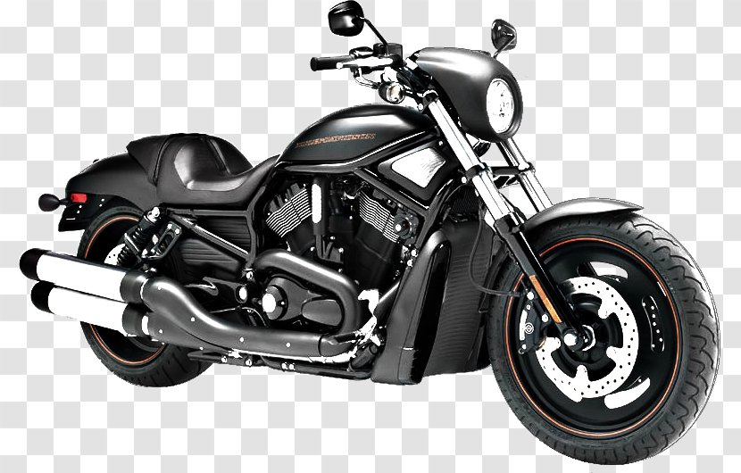 Car Harley-Davidson VRSC Motorcycle Softail - Automotive Exhaust Transparent PNG