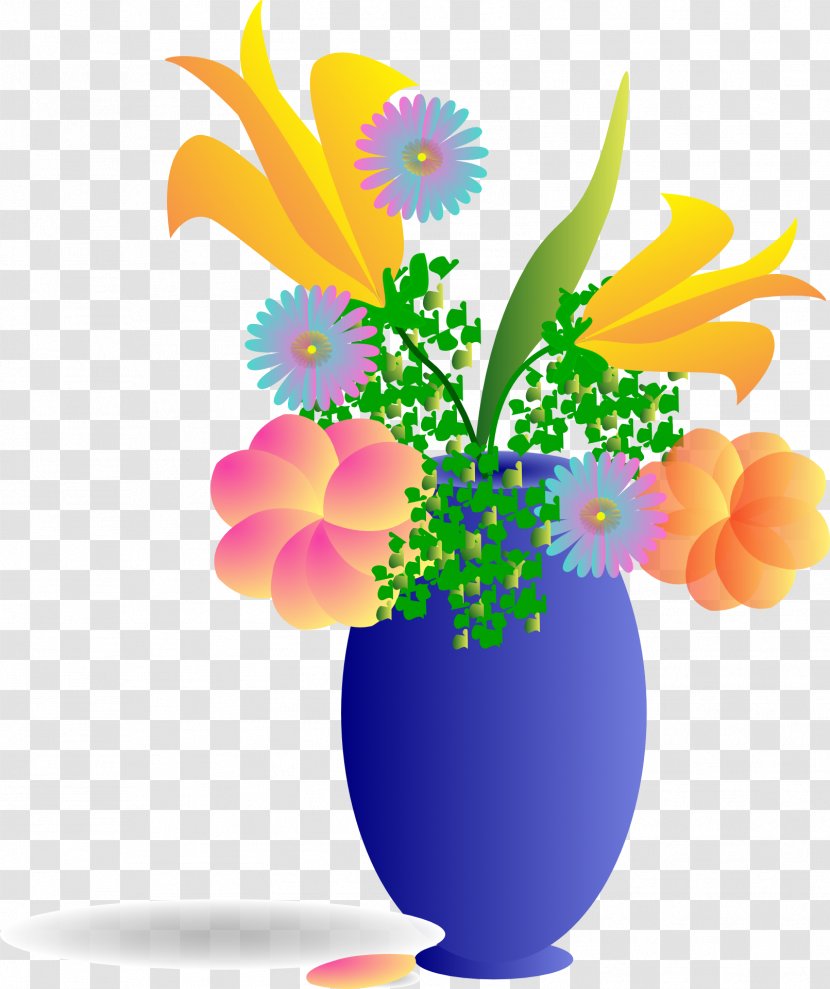Flower Bouquet Vase Clip Art - Flora Transparent PNG