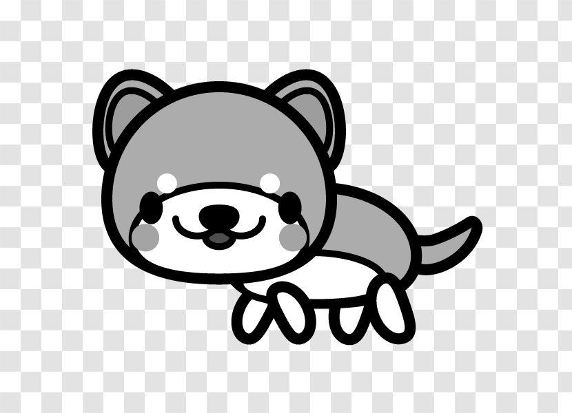 Akita Canidae Black And White Clip Art - Inu Transparent PNG