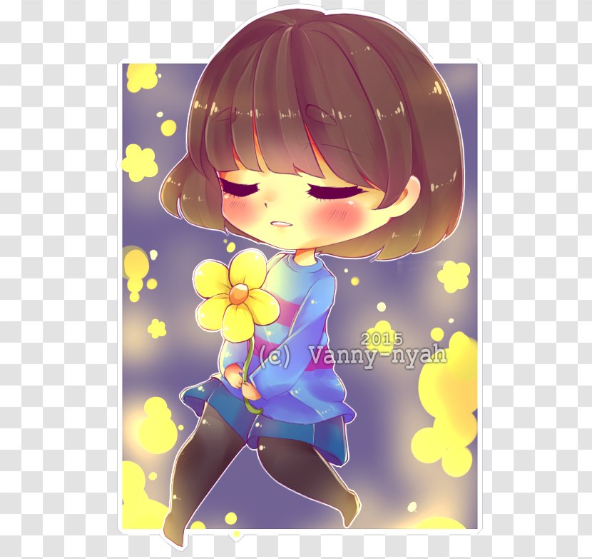 Fan Art Drawing Character - Flower - Golden Transparent PNG