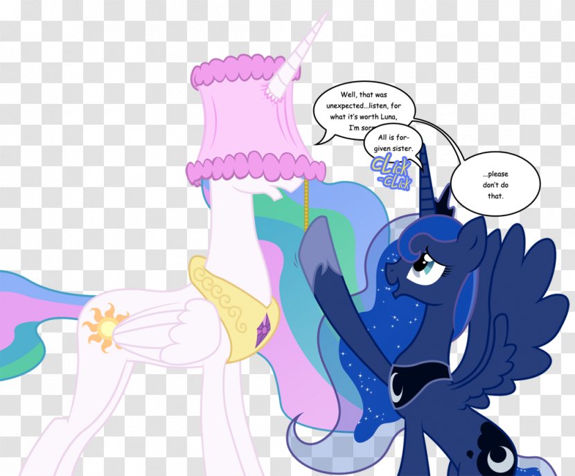Pony Princess Luna Celestia Брони - Cartoon - Tree Transparent PNG