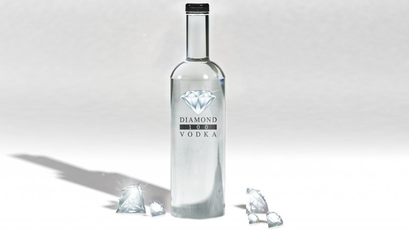 Vodka Distilled Beverage Cognac Liqueur Alcoholic Drink - Glass Bottle Transparent PNG