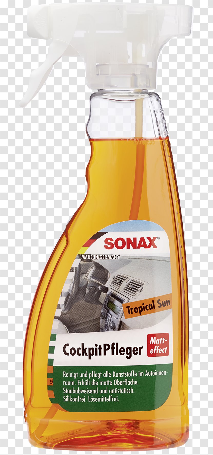 Sonax Car Milliliter Aerosol Spray Plastic - Sunlight Effects Transparent PNG