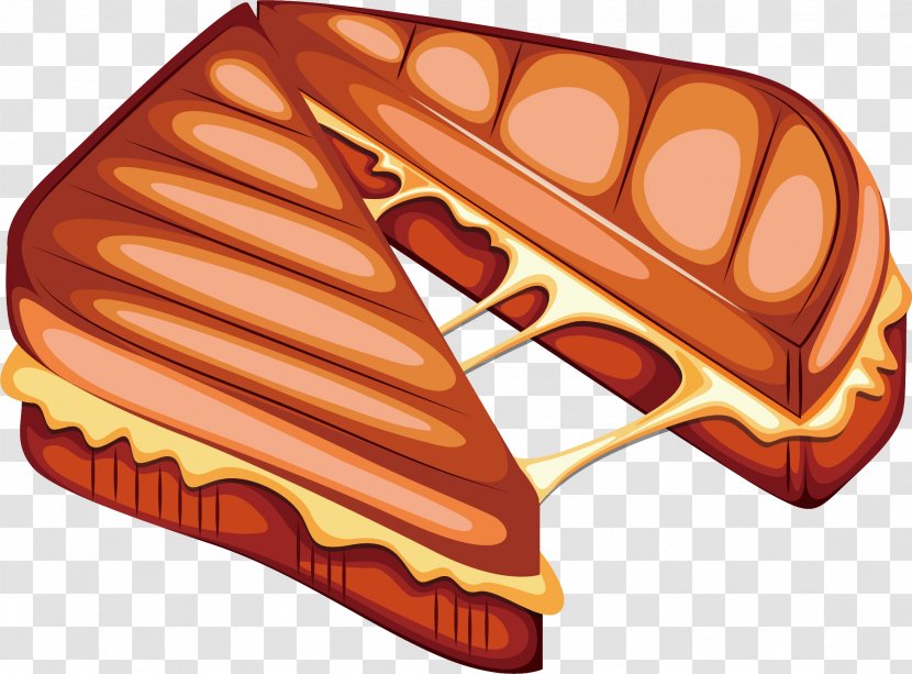 Hot Dog Pizza Cheese Sandwich - Vector Transparent PNG