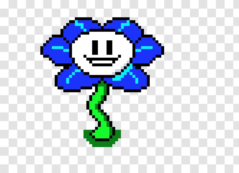 Undertale Flowey Sprite Pixel Art Transparent PNG