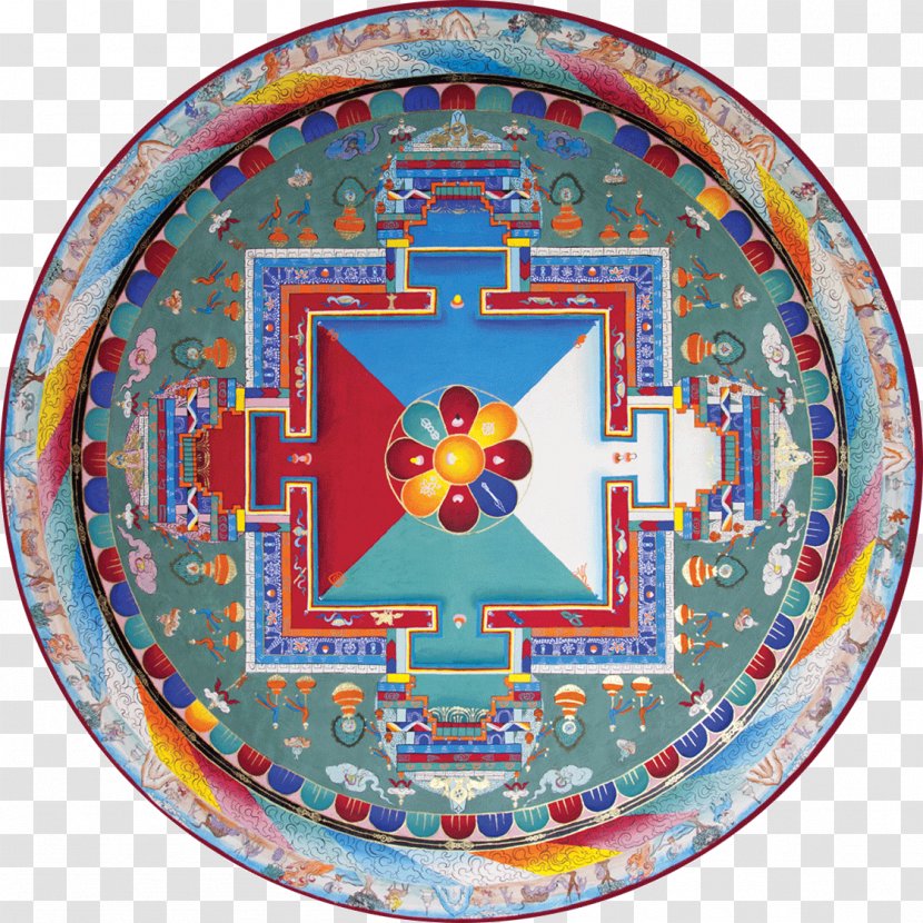 Mandala Vajra Sacred Monastery Dakini - Plate - Tibetan Medicine Transparent PNG