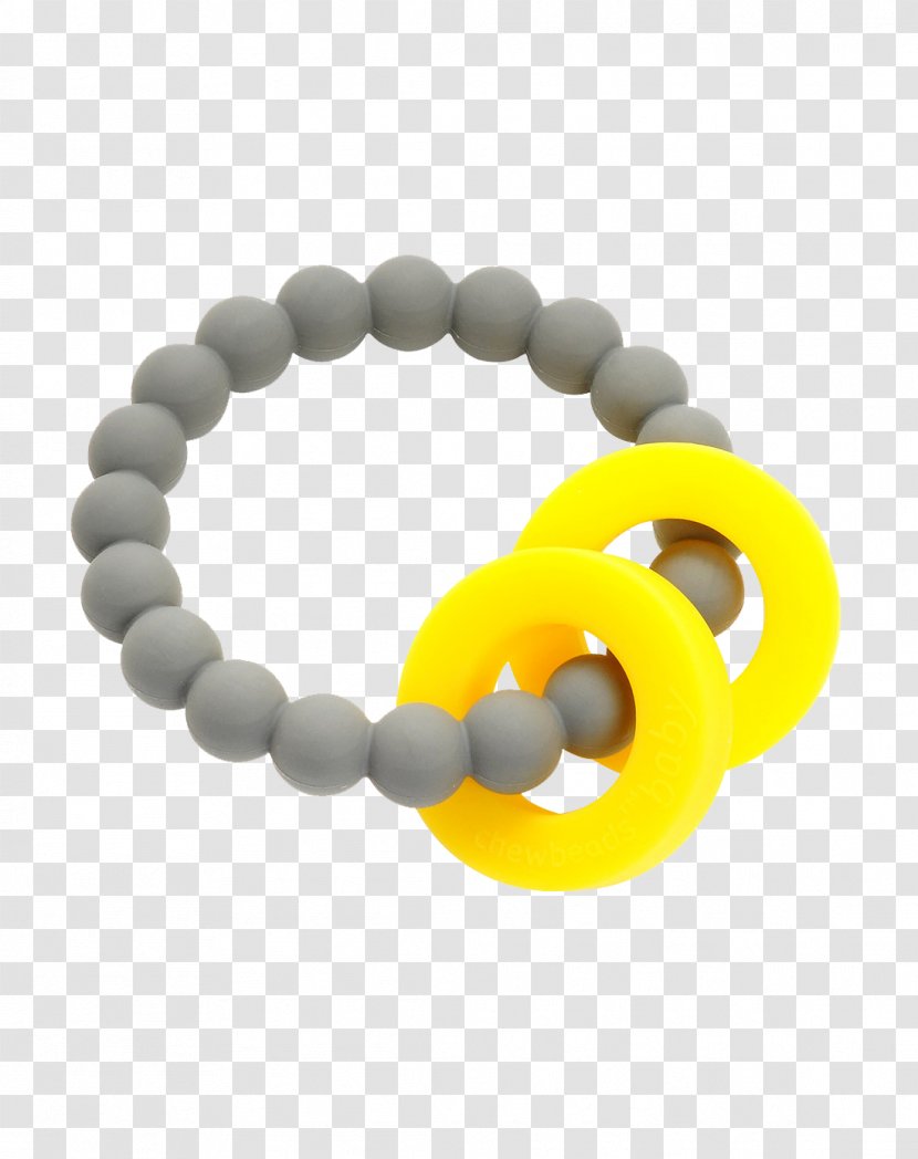 Teether Teething Infant Child Baby Transport - Toy - Teethers Storm Gray Bracelet Transparent PNG