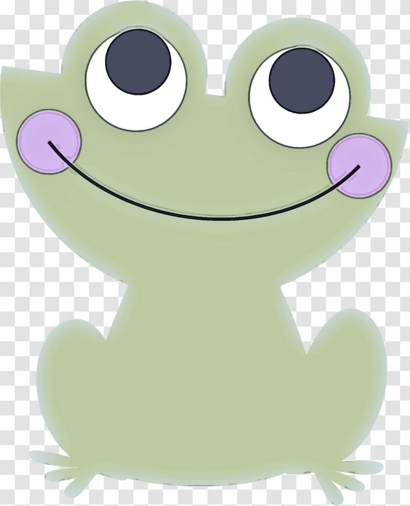 Green Cartoon Frog Clip Art True - Toad Smile Transparent PNG