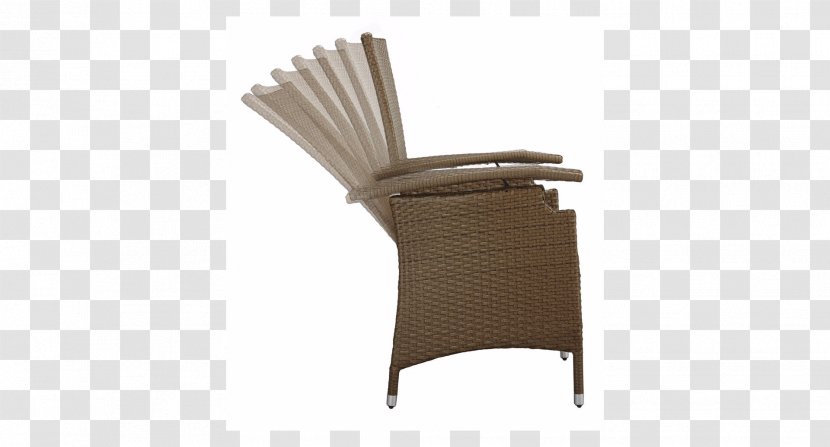 Chair Table Polyrattan Lanzarote - Armrest Transparent PNG