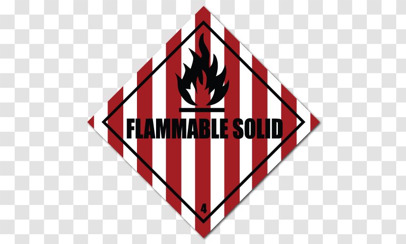 Dangerous Goods Combustibility And Flammability Solid Placard HAZMAT Class 2 Gases - Flammable Liquid - Explosive Stickers Transparent PNG