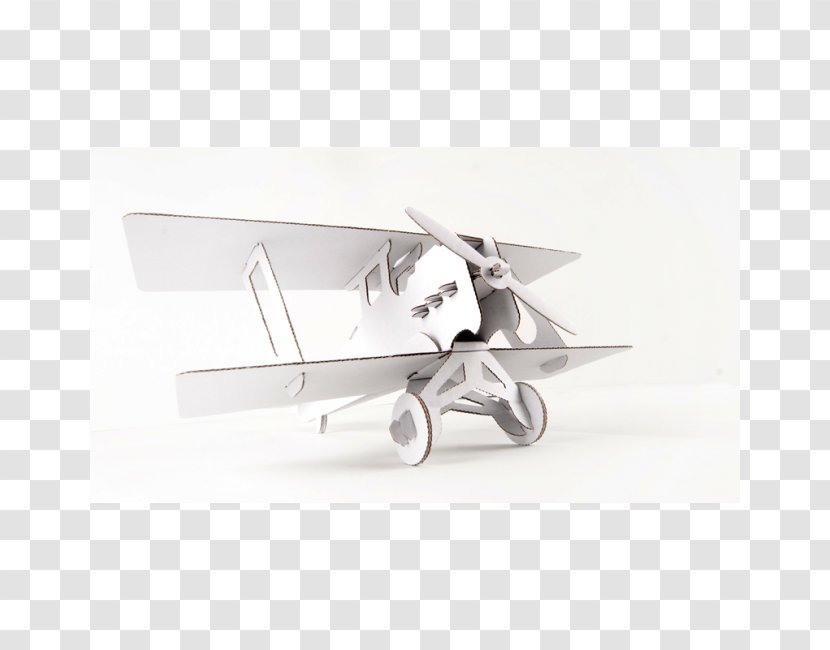 Airplane Biplane Cardboard Toy Scale Models - Flap - White Plane Transparent PNG