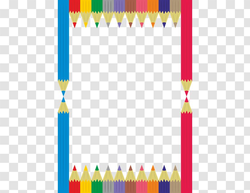 Colored Pencil - Material - Color Border Transparent PNG
