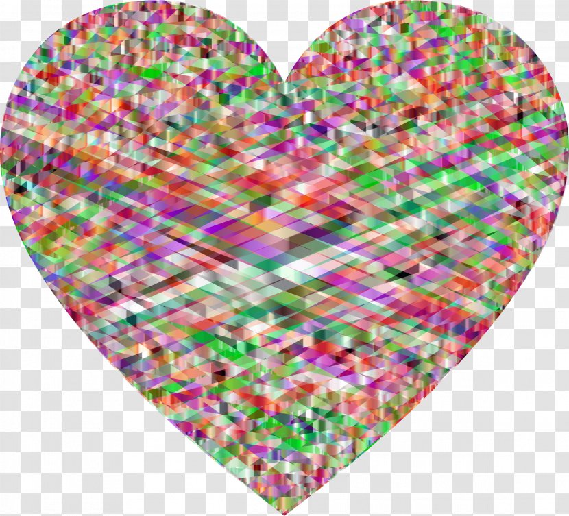 Clip Art - Textile - Heart ABSTRACT Transparent PNG