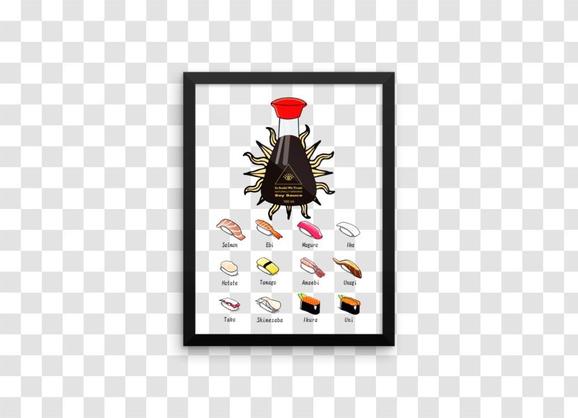 Poster Sushi Work Of Art Painting - Text - Posters Transparent PNG