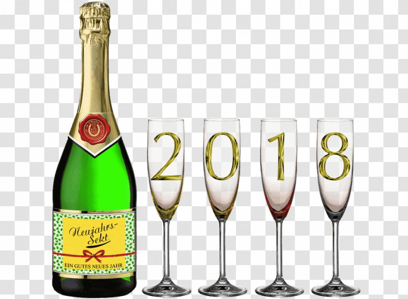 New Year's Day Desktop Wallpaper Clip Art - Wine - Happy Year Transparent PNG