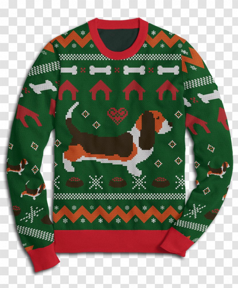 Great Dane Shiba Inu Sweater T-shirt Christmas Jumper - Reindeer Transparent PNG