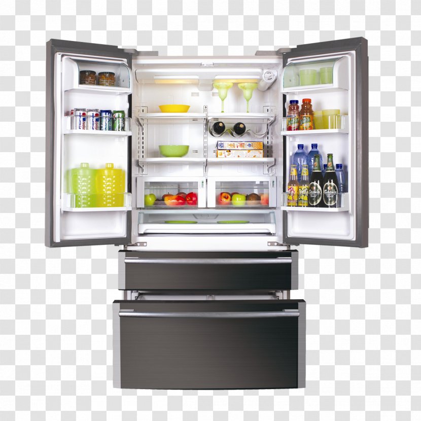Refrigerator Home Appliance Haier Drawer Whirlpool Corporation Transparent PNG