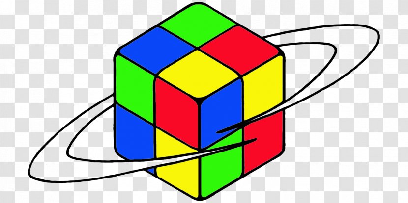 Rubik's Cube Line Clip Art - Area - Design Transparent PNG