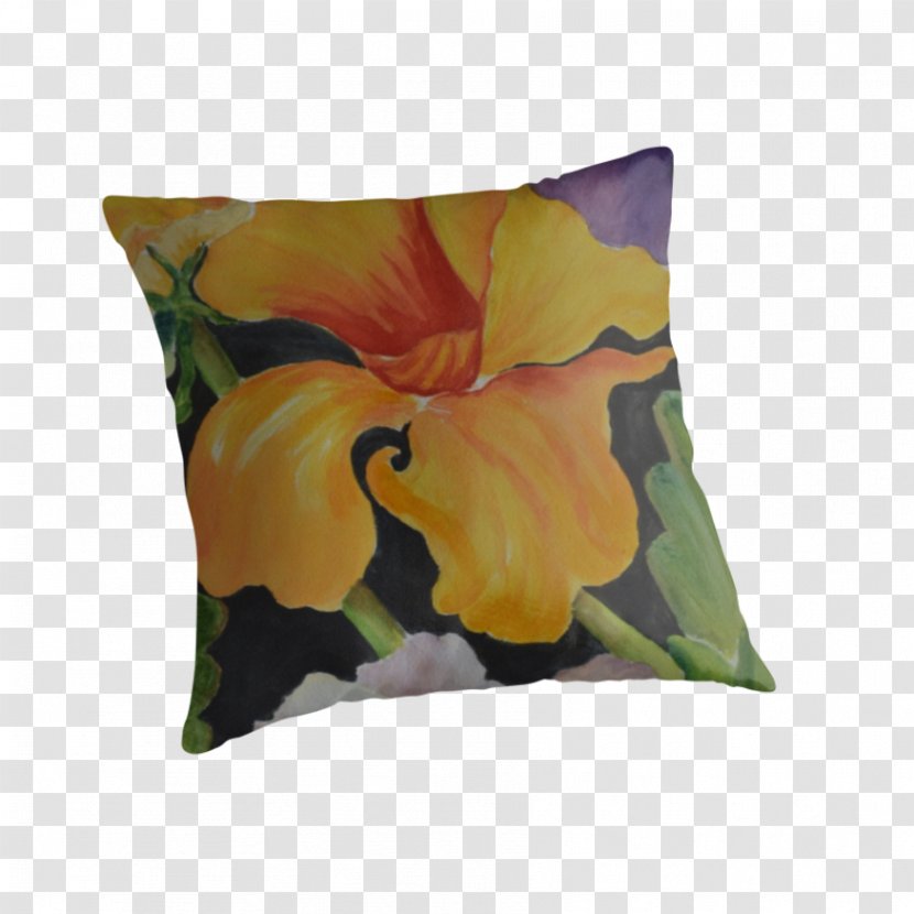 Rosemallows Cushion Throw Pillows Rectangle - Pillow Transparent PNG