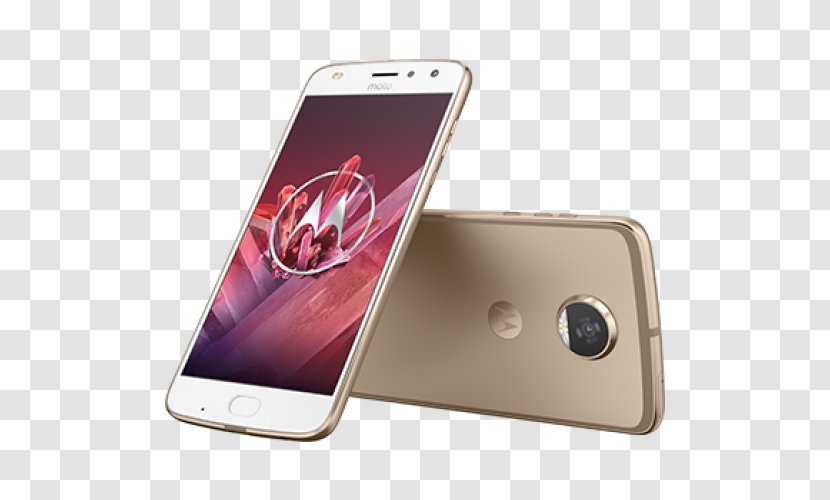Moto Z2 Play Android 4G Fine Gold Smartphone - Technology Transparent PNG