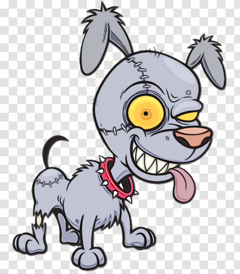 Cartoon Dog Puppy Snout Animation - Wet Ink - Tail Transparent PNG