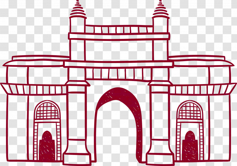 Line Art Cartoon Architecture Middle Ages Transparent PNG