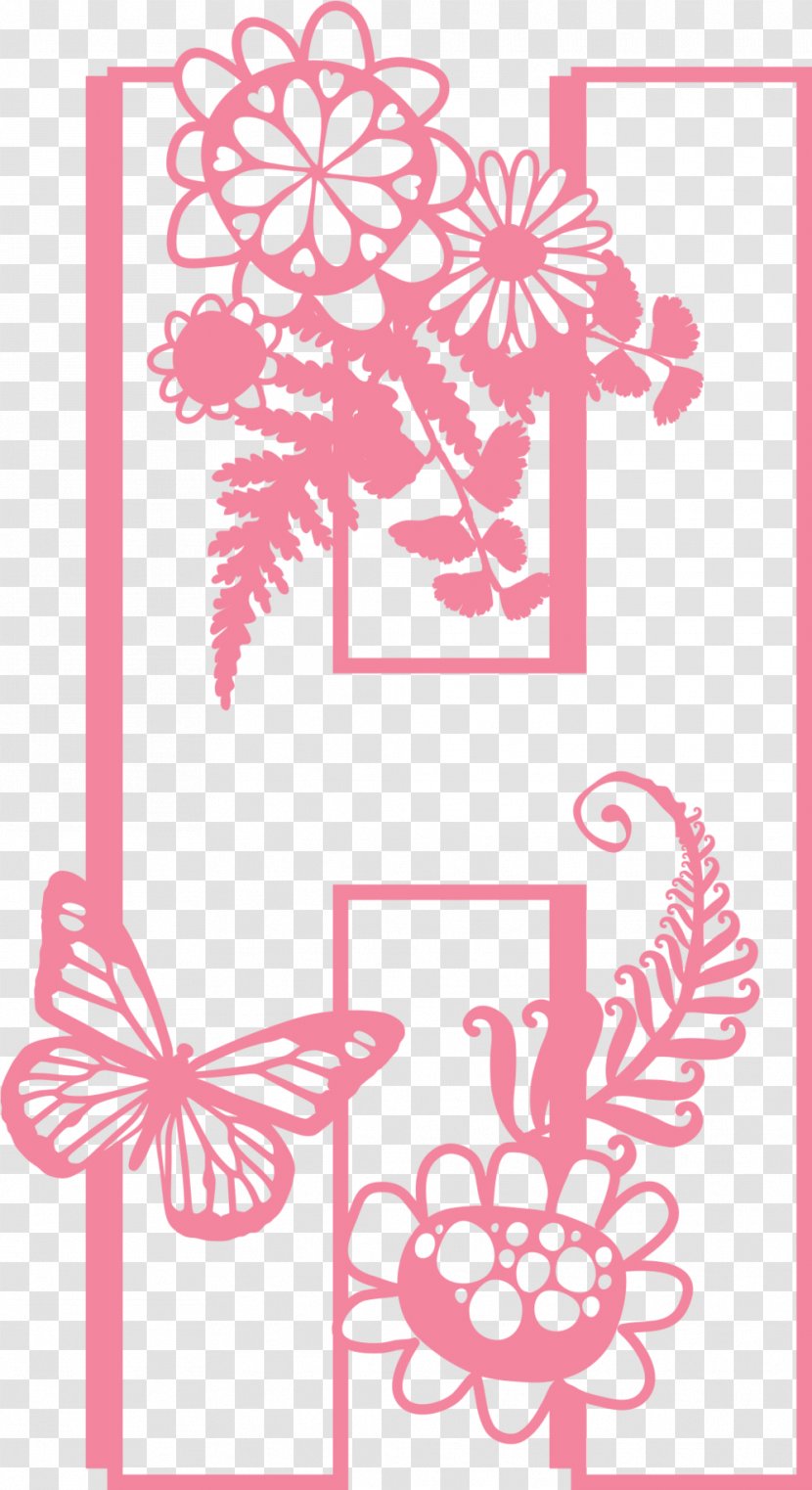 Floral Design H Letter Font - Pdf Transparent PNG