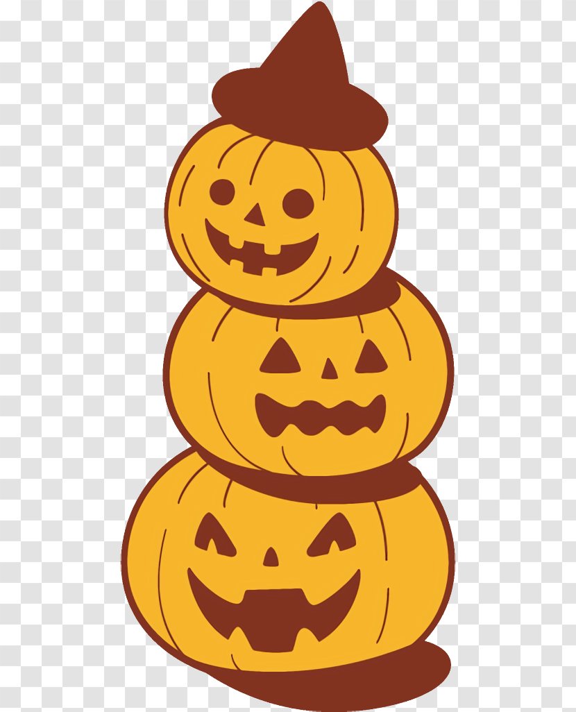 Jack-o-Lantern Halloween Carved Pumpkin - Smile - Calabaza Happy Transparent PNG