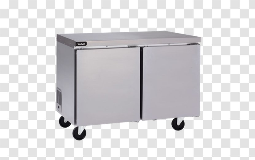 Refrigerator The Delfield Company Refrigeration Freezers Table Transparent PNG