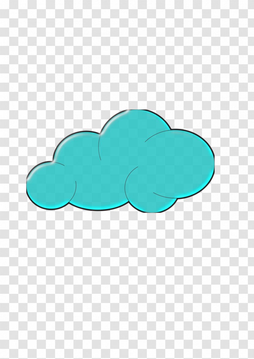 Cloud Blog Clip Art - Aqua - Clouds Transparent PNG