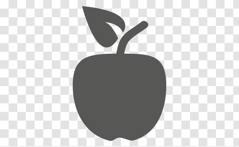 Logo Apple - Monochrome Transparent PNG