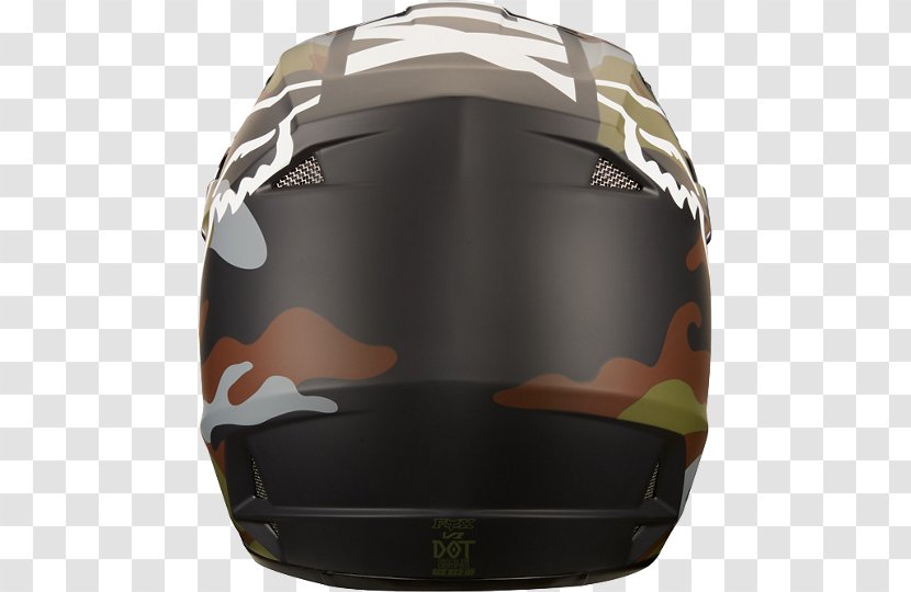 Motorcycle Helmets Camouflage Fox Racing Motocross - Helmet Transparent PNG