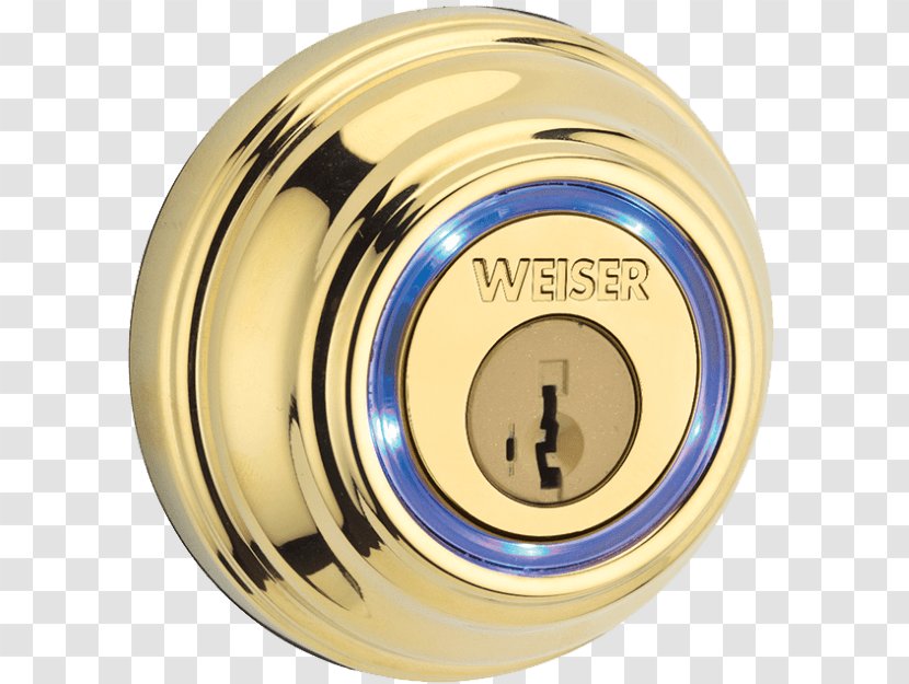 Smart Lock Brass Dead Bolt Door - Home Depot Open Today Transparent PNG