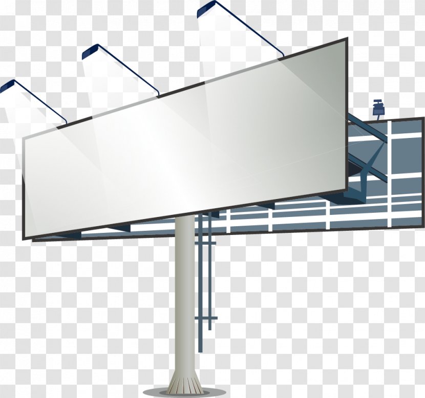 Billboard Advertising Lightbox - Frontlight - Display Card Vector Material Transparent PNG