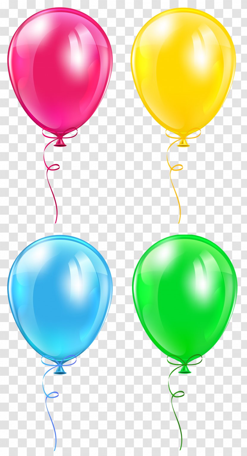 Toy Balloon Birthday Color Clip Art - Balloons Transparent PNG