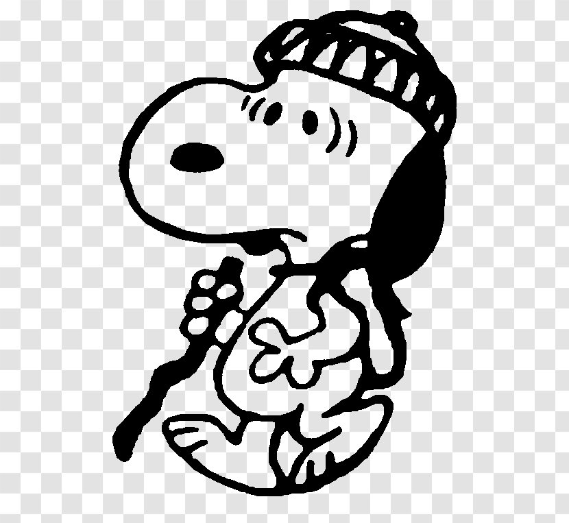 Snoopy Charlie Brown Drawing - Line Art - Dog Like Mammal Transparent PNG