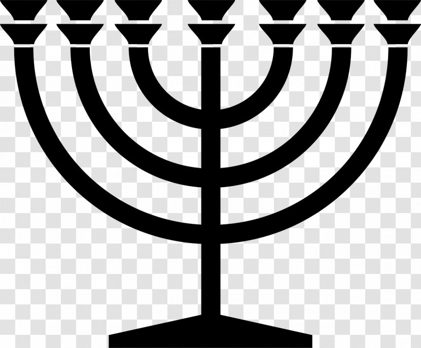 Jewish Symbolism Menorah Judaism Star Of David Transparent PNG