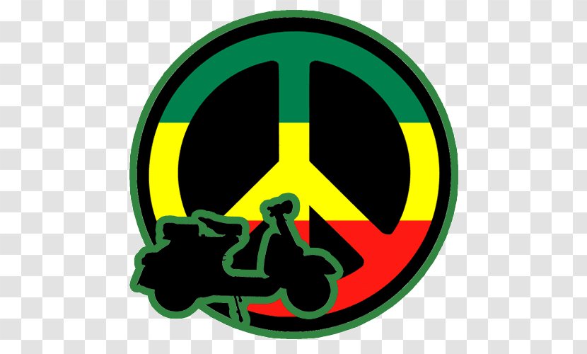 Peace Symbols Love Sticker - Area - Reggae Transparent PNG