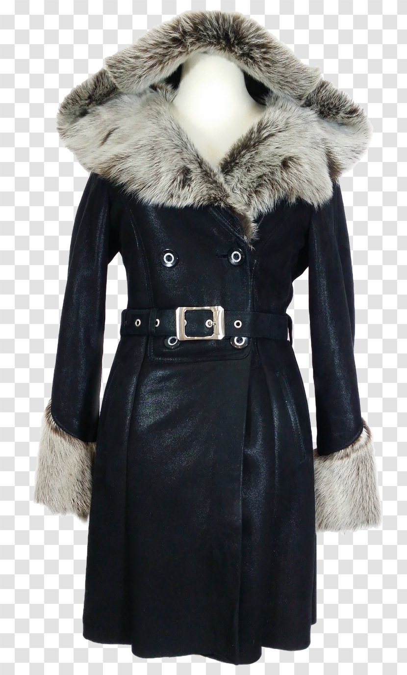 Overcoat Sheepskin Shearling Fur Clothing Leather Jacket - Sheep Suede Coat Transparent PNG