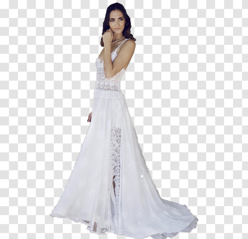 Wedding Dress Shoulder Cocktail Party - Frame Transparent PNG