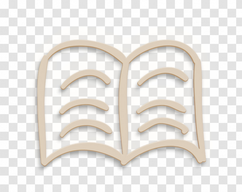 Book Icon Text Book Hand Drawn Outline Icon Education Icon Transparent PNG